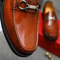 Cheap Salvatore Ferragamo Leather Shoes For Men #1416541 Replica Wholesale [$96.00 USD] [ITEM#1416541] on Replica Salvatore Ferragamo Leather Shoes