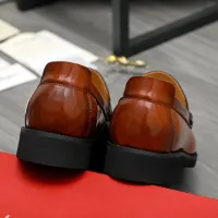 Cheap Salvatore Ferragamo Leather Shoes For Men #1416541 Replica Wholesale [$96.00 USD] [ITEM#1416541] on Replica Salvatore Ferragamo Leather Shoes