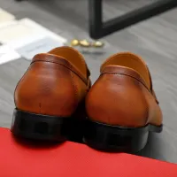 Cheap Salvatore Ferragamo Leather Shoes For Men #1416542 Replica Wholesale [$88.00 USD] [ITEM#1416542] on Replica Salvatore Ferragamo Leather Shoes