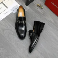 Cheap Salvatore Ferragamo Leather Shoes For Men #1416544 Replica Wholesale [$88.00 USD] [ITEM#1416544] on Replica Salvatore Ferragamo Leather Shoes
