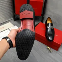 Cheap Salvatore Ferragamo Leather Shoes For Men #1416544 Replica Wholesale [$88.00 USD] [ITEM#1416544] on Replica Salvatore Ferragamo Leather Shoes