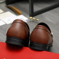 Cheap Salvatore Ferragamo Leather Shoes For Men #1416546 Replica Wholesale [$88.00 USD] [ITEM#1416546] on Replica Salvatore Ferragamo Leather Shoes