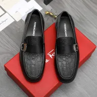 Cheap Salvatore Ferragamo Leather Shoes For Men #1416547 Replica Wholesale [$88.00 USD] [ITEM#1416547] on Replica Salvatore Ferragamo Leather Shoes