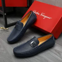 Cheap Salvatore Ferragamo Leather Shoes For Men #1416549 Replica Wholesale [$76.00 USD] [ITEM#1416549] on Replica Salvatore Ferragamo Leather Shoes