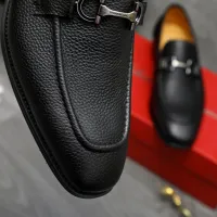 Cheap Salvatore Ferragamo Leather Shoes For Men #1416553 Replica Wholesale [$88.00 USD] [ITEM#1416553] on Replica Salvatore Ferragamo Leather Shoes
