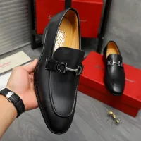 Cheap Salvatore Ferragamo Leather Shoes For Men #1416554 Replica Wholesale [$88.00 USD] [ITEM#1416554] on Replica Salvatore Ferragamo Leather Shoes