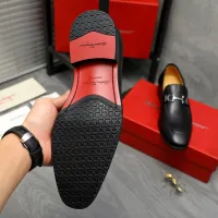 Cheap Salvatore Ferragamo Leather Shoes For Men #1416554 Replica Wholesale [$88.00 USD] [ITEM#1416554] on Replica Salvatore Ferragamo Leather Shoes