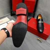 Cheap Salvatore Ferragamo Leather Shoes For Men #1416557 Replica Wholesale [$88.00 USD] [ITEM#1416557] on Replica Salvatore Ferragamo Leather Shoes