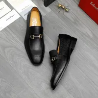 Cheap Salvatore Ferragamo Leather Shoes For Men #1416558 Replica Wholesale [$88.00 USD] [ITEM#1416558] on Replica Salvatore Ferragamo Leather Shoes