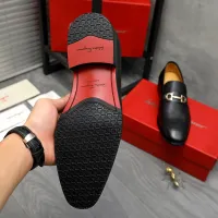 Cheap Salvatore Ferragamo Leather Shoes For Men #1416559 Replica Wholesale [$88.00 USD] [ITEM#1416559] on Replica Salvatore Ferragamo Leather Shoes