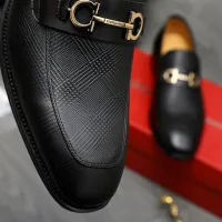 Cheap Salvatore Ferragamo Leather Shoes For Men #1416559 Replica Wholesale [$88.00 USD] [ITEM#1416559] on Replica Salvatore Ferragamo Leather Shoes