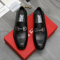 Cheap Salvatore Ferragamo Leather Shoes For Men #1416561 Replica Wholesale [$88.00 USD] [ITEM#1416561] on Replica Salvatore Ferragamo Leather Shoes