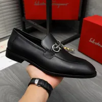 Cheap Salvatore Ferragamo Leather Shoes For Men #1416561 Replica Wholesale [$88.00 USD] [ITEM#1416561] on Replica Salvatore Ferragamo Leather Shoes