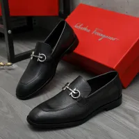 Cheap Salvatore Ferragamo Leather Shoes For Men #1416562 Replica Wholesale [$88.00 USD] [ITEM#1416562] on Replica Salvatore Ferragamo Leather Shoes