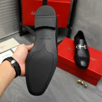 Cheap Salvatore Ferragamo Leather Shoes For Men #1416562 Replica Wholesale [$88.00 USD] [ITEM#1416562] on Replica Salvatore Ferragamo Leather Shoes