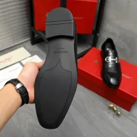 Cheap Salvatore Ferragamo Leather Shoes For Men #1416565 Replica Wholesale [$88.00 USD] [ITEM#1416565] on Replica Salvatore Ferragamo Leather Shoes
