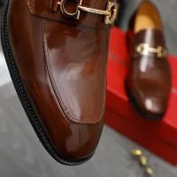 Cheap Salvatore Ferragamo Leather Shoes For Men #1416566 Replica Wholesale [$88.00 USD] [ITEM#1416566] on Replica Salvatore Ferragamo Leather Shoes