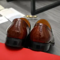 Cheap Salvatore Ferragamo Leather Shoes For Men #1416566 Replica Wholesale [$88.00 USD] [ITEM#1416566] on Replica Salvatore Ferragamo Leather Shoes