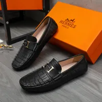 Cheap Hermes Leather Shoes For Men #1416938 Replica Wholesale [$76.00 USD] [ITEM#1416938] on Replica Hermes Leather Shoes