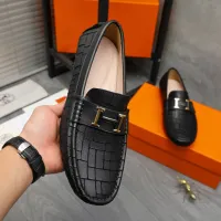 Cheap Hermes Leather Shoes For Men #1416938 Replica Wholesale [$76.00 USD] [ITEM#1416938] on Replica Hermes Leather Shoes