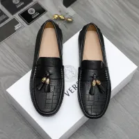Cheap Versace Leather Shoes For Men #1416942 Replica Wholesale [$76.00 USD] [ITEM#1416942] on Replica Versace Leather Shoes