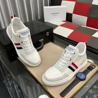 Cheap Thom Browne TB High Tops Shoes For Men #1416958 Replica Wholesale [$76.00 USD] [ITEM#1416958] on Replica Thom Browne TB High Tops Shoes