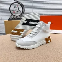Cheap Hermes High Tops Shoes For Men #1416997 Replica Wholesale [$80.00 USD] [ITEM#1416997] on Replica Hermes High Tops Shoes