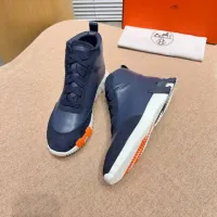 Cheap Hermes High Tops Shoes For Men #1416998 Replica Wholesale [$80.00 USD] [ITEM#1416998] on Replica Hermes High Tops Shoes