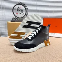 Cheap Hermes High Tops Shoes For Men #1416999 Replica Wholesale [$80.00 USD] [ITEM#1416999] on Replica Hermes High Tops Shoes