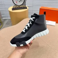 Cheap Hermes High Tops Shoes For Men #1416999 Replica Wholesale [$80.00 USD] [ITEM#1416999] on Replica Hermes High Tops Shoes
