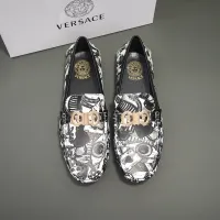 Cheap Versace Leather Shoes For Men #1417131 Replica Wholesale [$76.00 USD] [ITEM#1417131] on Replica Versace Leather Shoes