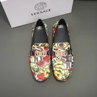 Cheap Versace Leather Shoes For Men #1417132 Replica Wholesale [$76.00 USD] [ITEM#1417132] on Replica Versace Leather Shoes