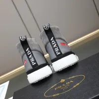 Cheap Prada High Top Shoes For Men #1417143 Replica Wholesale [$85.00 USD] [ITEM#1417143] on Replica Prada High Top Shoes