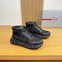 Cheap Prada Boots For Men #1417148 Replica Wholesale [$145.00 USD] [ITEM#1417148] on Replica Prada Boots