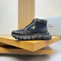 Cheap Prada Boots For Men #1417149 Replica Wholesale [$145.00 USD] [ITEM#1417149] on Replica Prada Boots