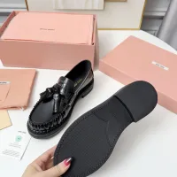 Cheap MIU MIU Leather Shoes For Women #1417427 Replica Wholesale [$108.00 USD] [ITEM#1417427] on Replica MIU MIU Leather Shoes