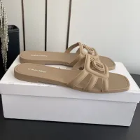 Cheap Calvin Klein CK Slippers For Women #1417479 Replica Wholesale [$64.00 USD] [ITEM#1417479] on Replica Calvin Klein CK Slippers