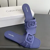 Cheap Calvin Klein CK Slippers For Women #1417481 Replica Wholesale [$64.00 USD] [ITEM#1417481] on Replica Calvin Klein CK Slippers
