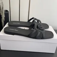 Cheap Calvin Klein CK Slippers For Women #1417482 Replica Wholesale [$64.00 USD] [ITEM#1417482] on Replica Calvin Klein CK Slippers