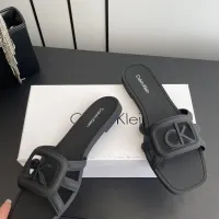 Cheap Calvin Klein CK Slippers For Women #1417482 Replica Wholesale [$64.00 USD] [ITEM#1417482] on Replica Calvin Klein CK Slippers