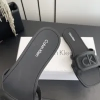 Cheap Calvin Klein CK Slippers For Women #1417482 Replica Wholesale [$64.00 USD] [ITEM#1417482] on Replica Calvin Klein CK Slippers