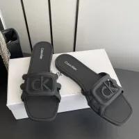 Cheap Calvin Klein CK Slippers For Women #1417482 Replica Wholesale [$64.00 USD] [ITEM#1417482] on Replica Calvin Klein CK Slippers