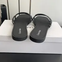 Cheap Calvin Klein CK Slippers For Women #1417482 Replica Wholesale [$64.00 USD] [ITEM#1417482] on Replica Calvin Klein CK Slippers