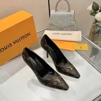 Cheap Louis Vuitton High-Heeled Shoes For Women #1417545 Replica Wholesale [$118.00 USD] [ITEM#1417545] on Replica Louis Vuitton High-Heeled Shoes
