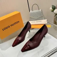 Cheap Louis Vuitton High-Heeled Shoes For Women #1417550 Replica Wholesale [$118.00 USD] [ITEM#1417550] on Replica Louis Vuitton High-Heeled Shoes
