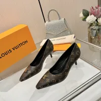Cheap Louis Vuitton High-Heeled Shoes For Women #1417555 Replica Wholesale [$118.00 USD] [ITEM#1417555] on Replica Louis Vuitton High-Heeled Shoes