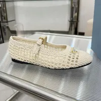 Cheap Prada Flat Shoes For Women #1417564 Replica Wholesale [$122.00 USD] [ITEM#1417564] on Replica Prada Flat Shoes