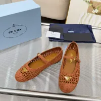 Cheap Prada Flat Shoes For Women #1417565 Replica Wholesale [$122.00 USD] [ITEM#1417565] on Replica Prada Flat Shoes