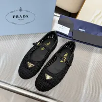 Cheap Prada Flat Shoes For Women #1417566 Replica Wholesale [$122.00 USD] [ITEM#1417566] on Replica Prada Flat Shoes