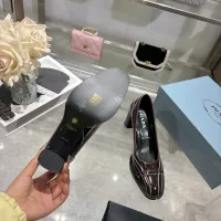 Cheap Prada High-heeled Shoes For Women #1417579 Replica Wholesale [$105.00 USD] [ITEM#1417579] on Replica Prada High-heeled Shoes